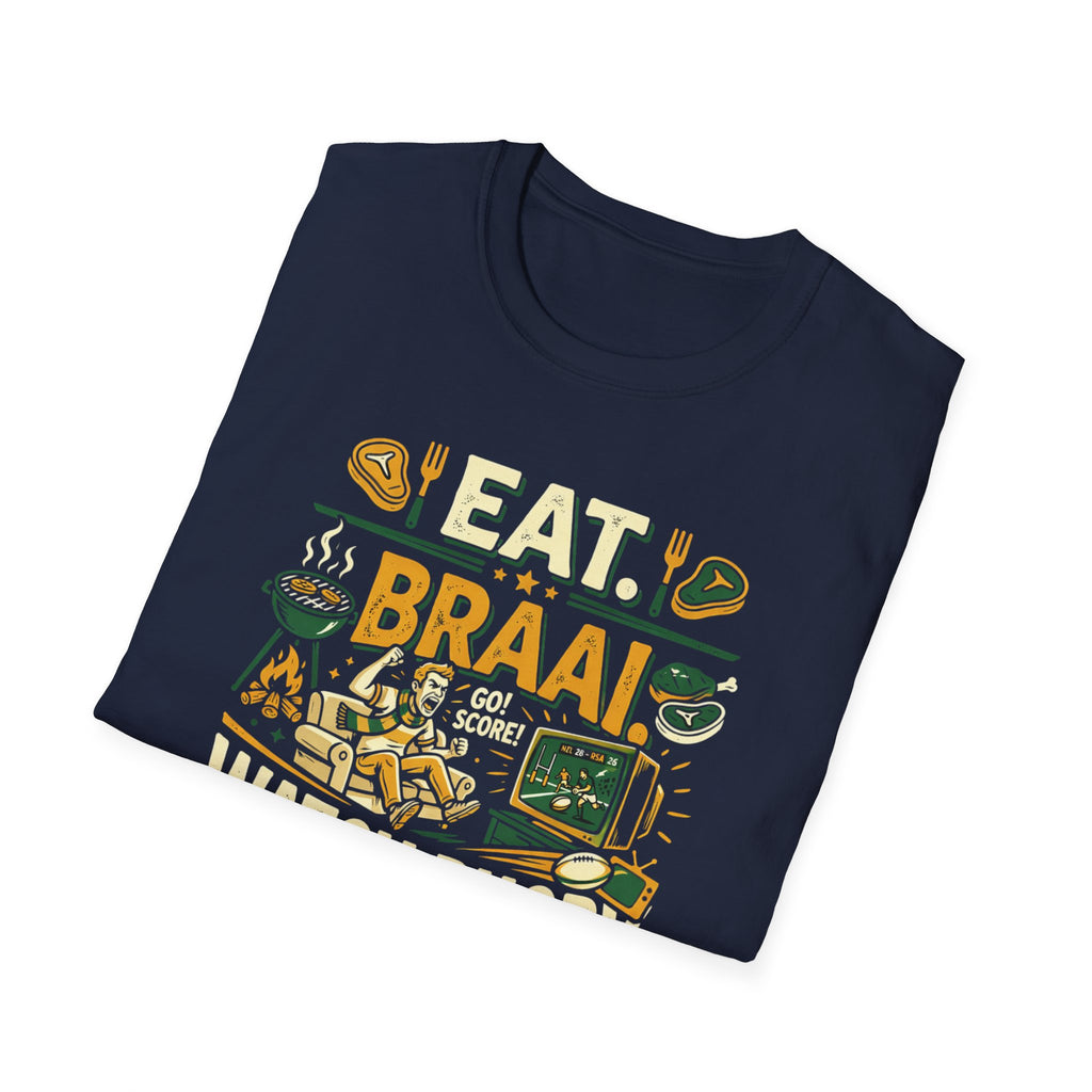 Eat Braai Rugby repeat T-Shirt