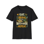 Eat Braai Rugby repeat T-Shirt