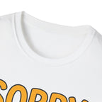 Can't Talk rugby is on T-Shirt