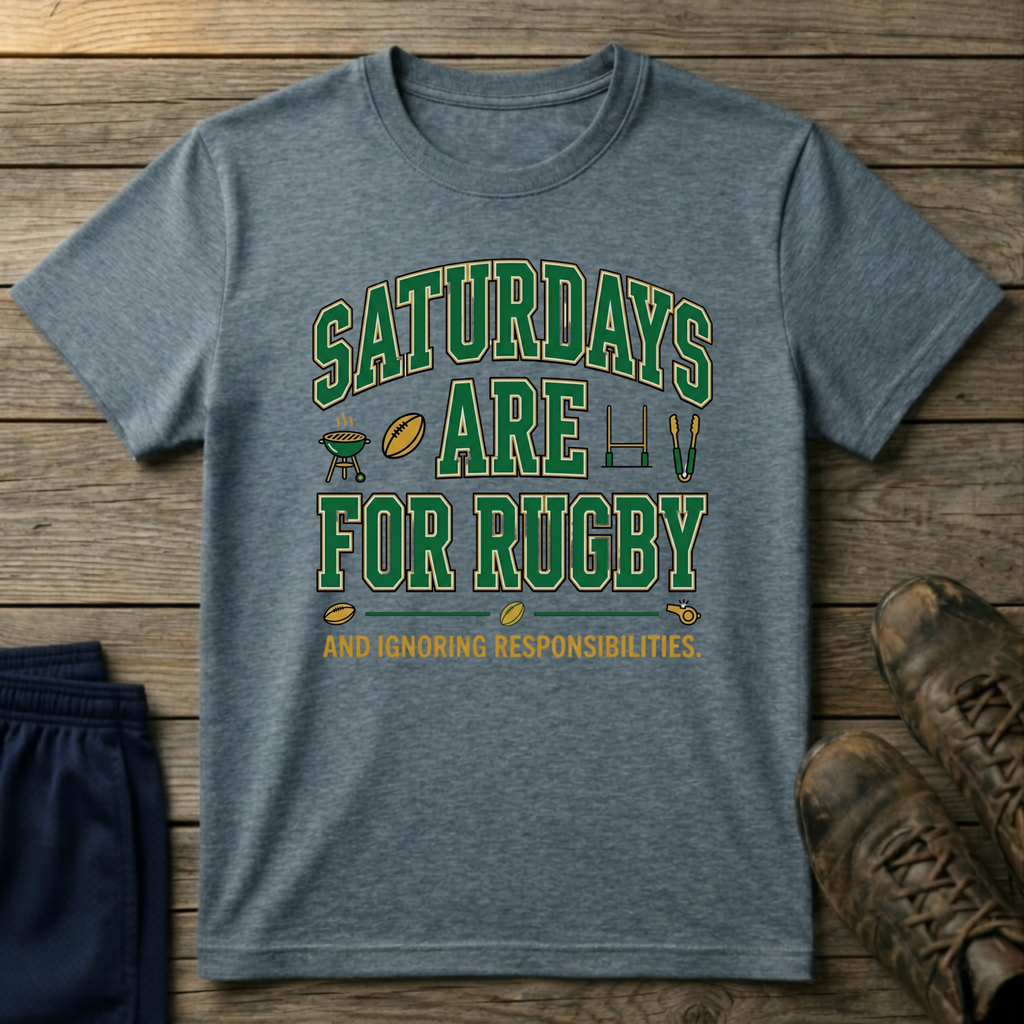 Saturdays Are For Rugby T-Shirt