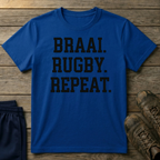 Braai rugby repeat T-Shirt