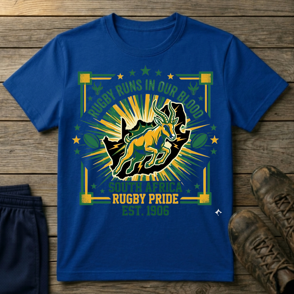 Rugby Runs in our blood T-Shirt