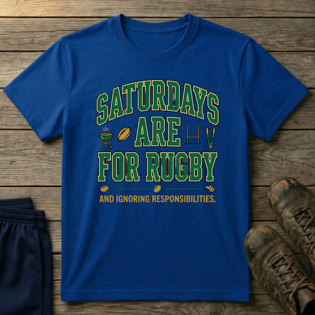 Saturdays Are For Rugby T-Shirt