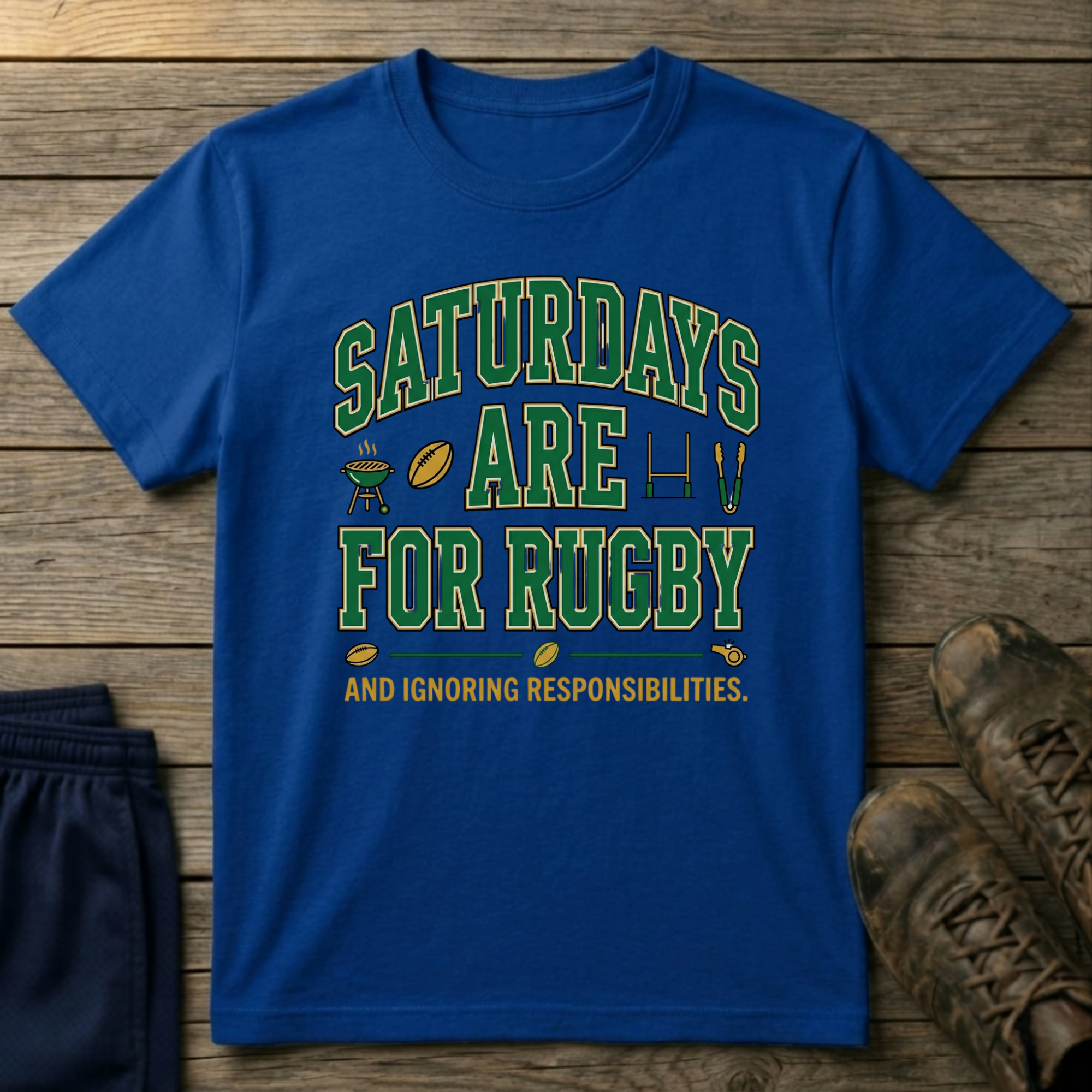 Saturdays Are For Rugby T-Shirt
