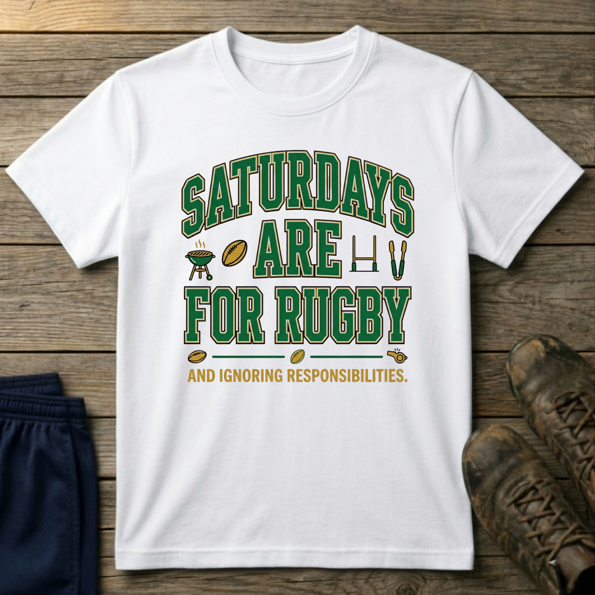 Saturdays Are For Rugby T-Shirt