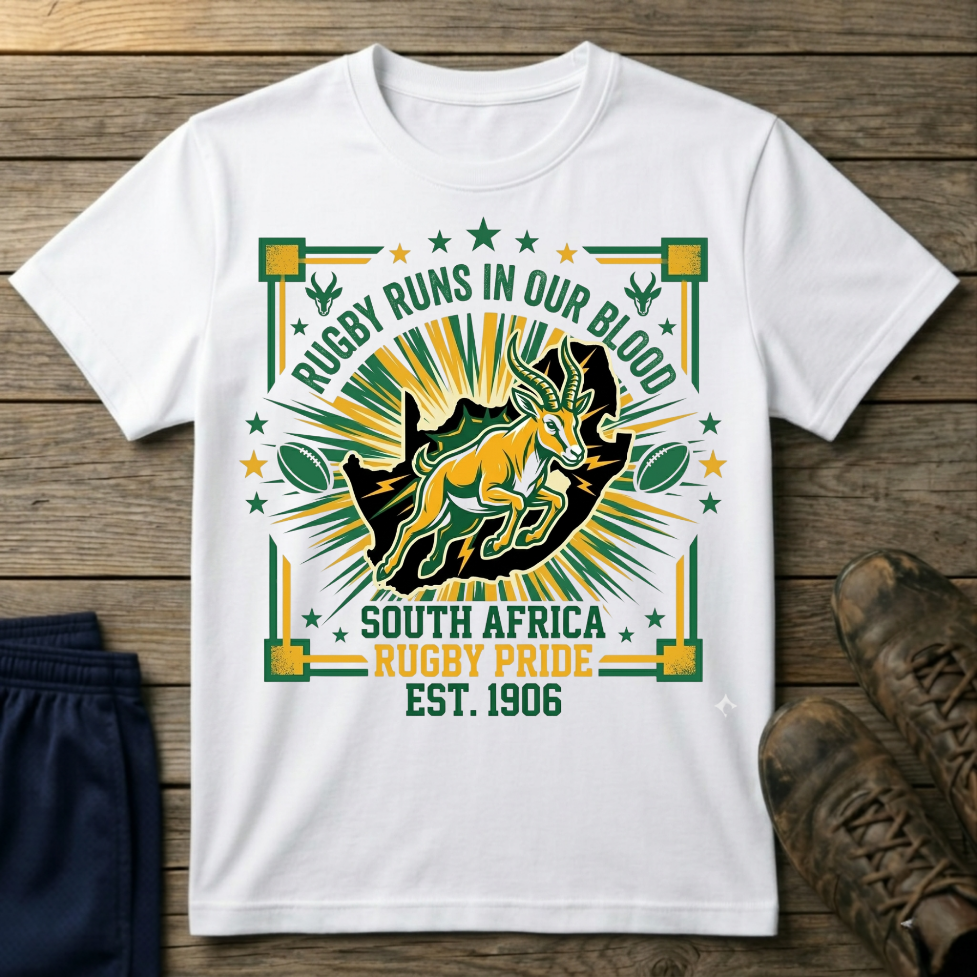 Rugby Runs in our blood T-Shirt