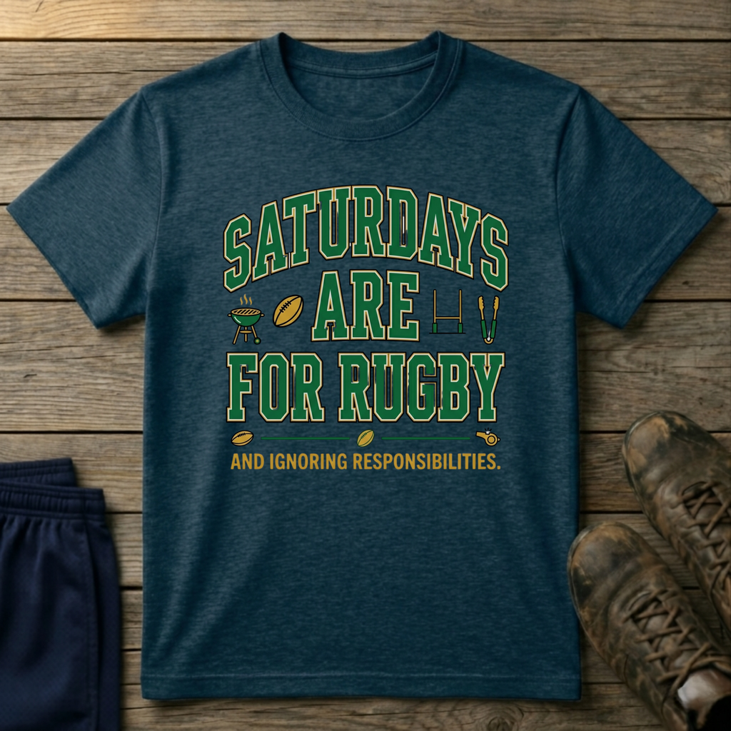 Saturdays Are For Rugby T-Shirt