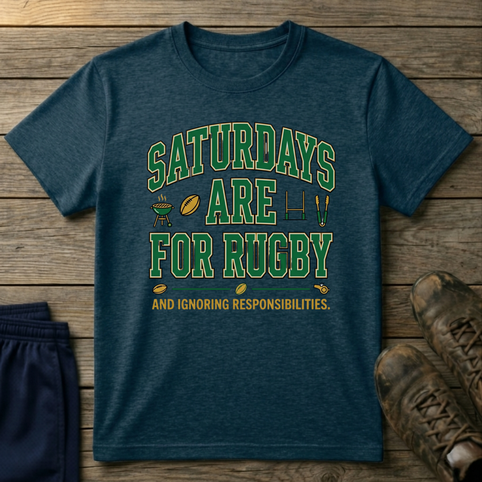 Saturdays Are For Rugby T-Shirt