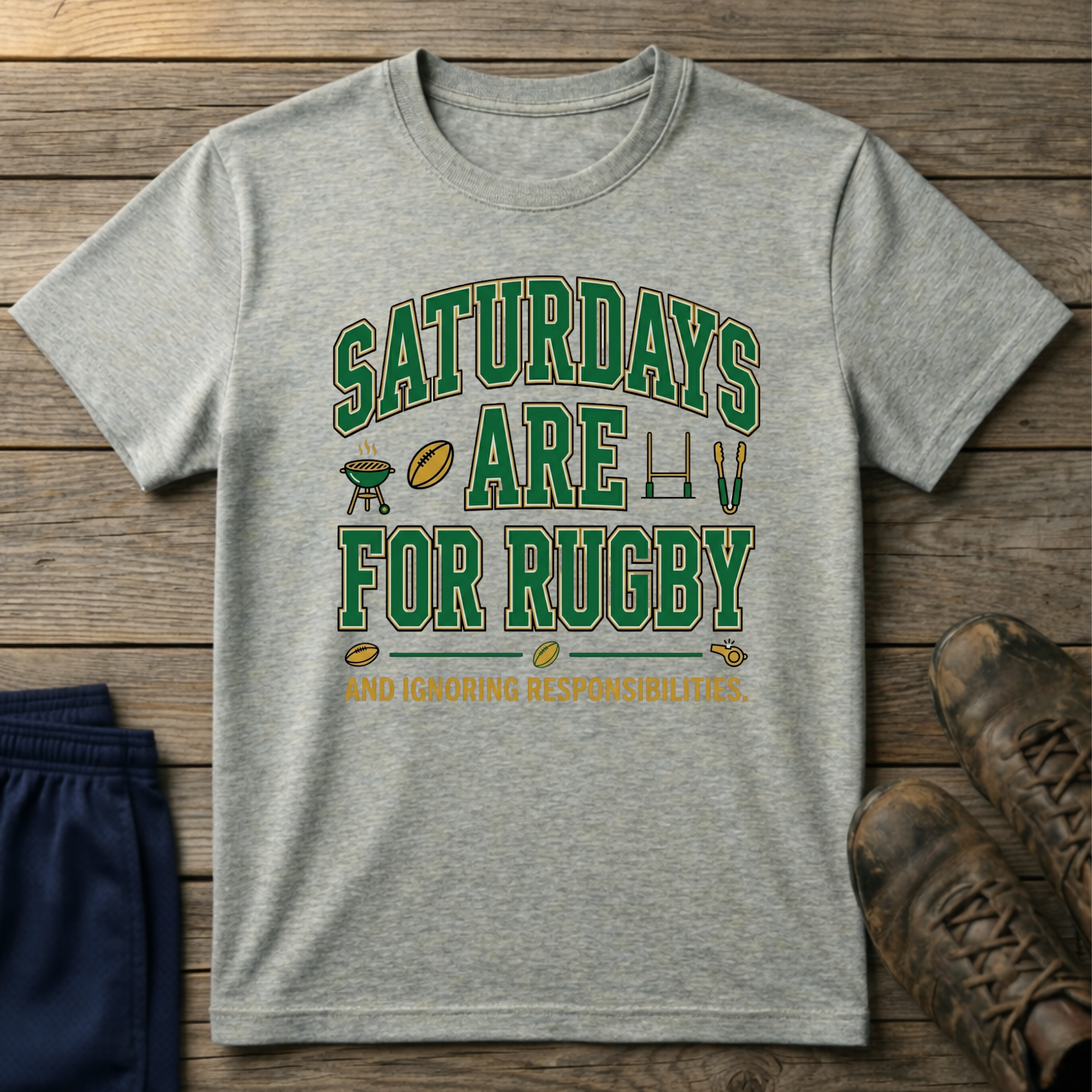 Saturdays Are For Rugby T-Shirt