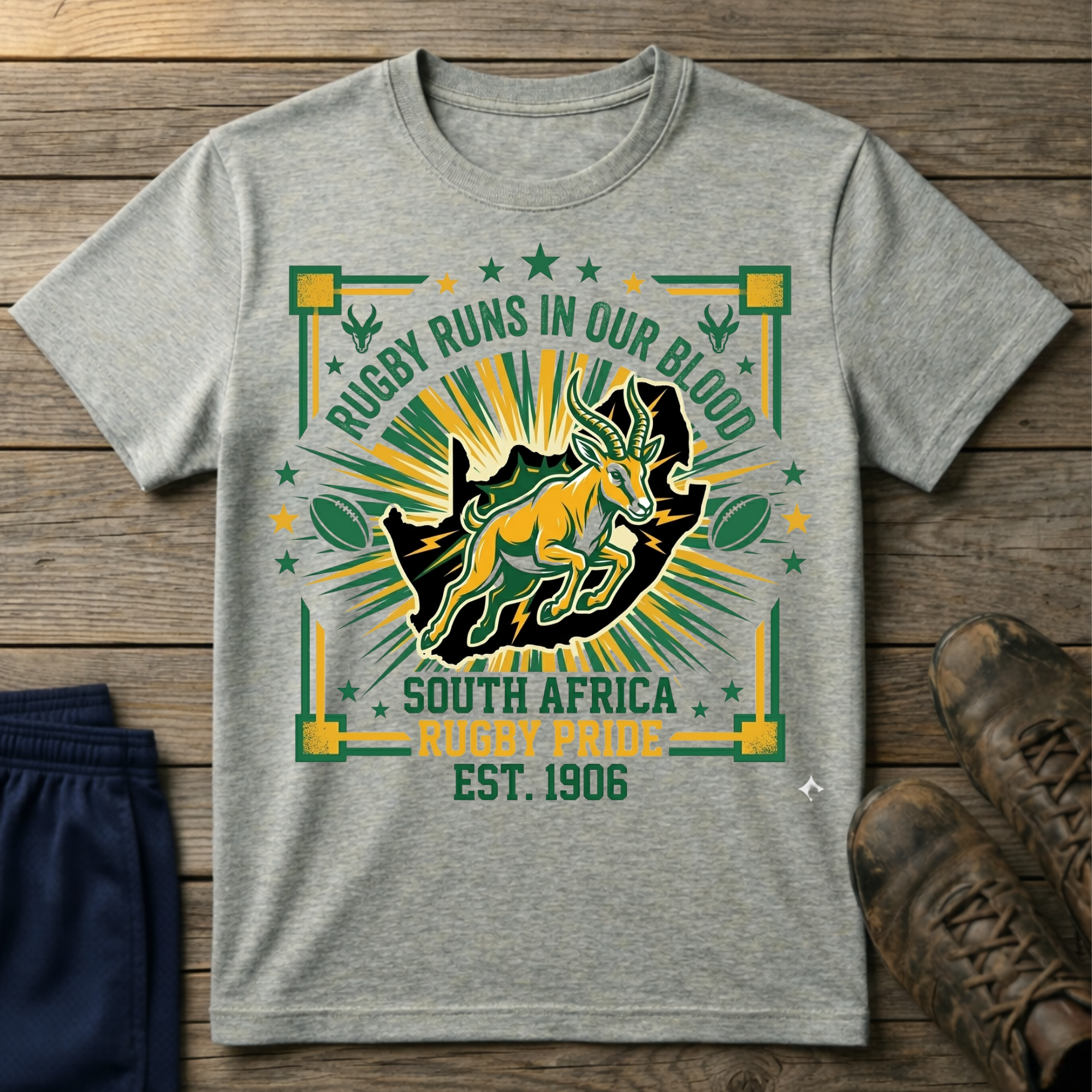 Rugby Runs in our blood T-Shirt